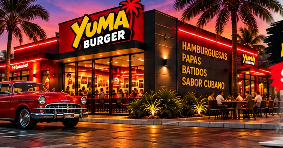 Concepto visual de Yuma Burger